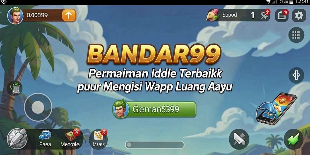 Screenshot BANDAR99 menampilkan gameplay Idle yang seru dan menarik.