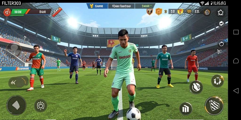 Tampilan menarik dari permainan olahraga FILTER303 yang mendebarkan.
