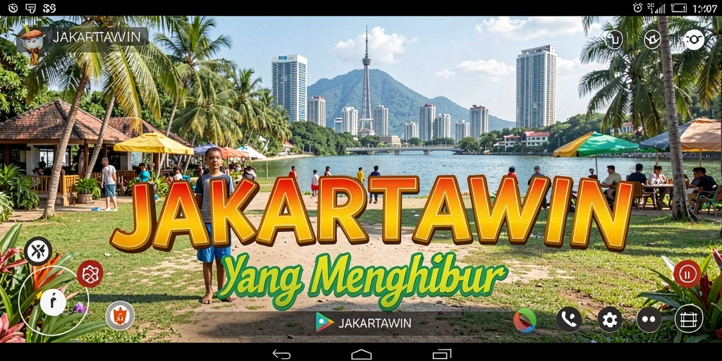 Tangkapan layar utama JAKARTAWIN menampilkan pengalaman bermain yang menyenangkan.