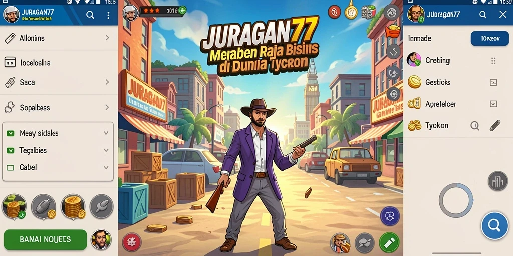 Tampilan gameplay seru dan menarik dari JURAGAN77.