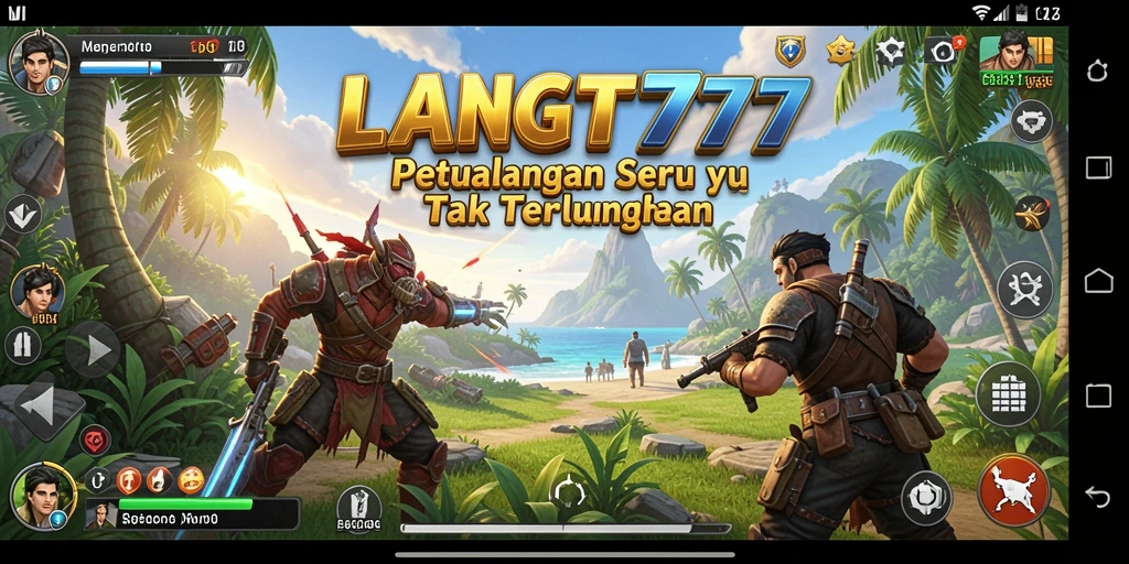 Tampilan menakjubkan dari gameplay petualangan LANGIT777.