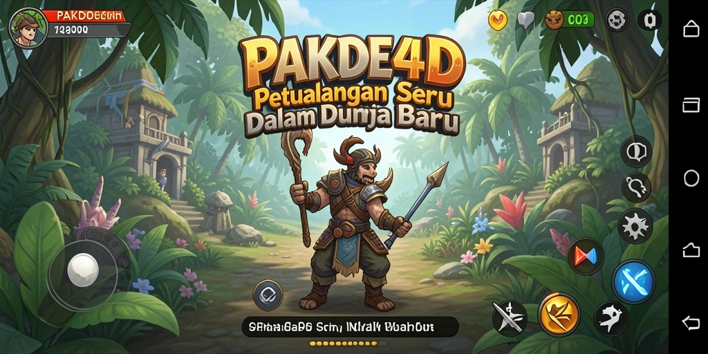 Tampilan gameplay PAKDE4D yang penuh aksi dan petualangan.