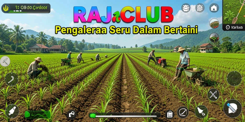 Gameplay seru di dunia pertanian RAJACLUB.