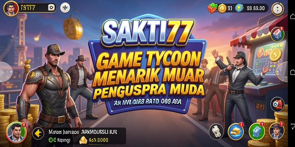 Tampilan gameplay SAKTI77 yang menarik dan seru.