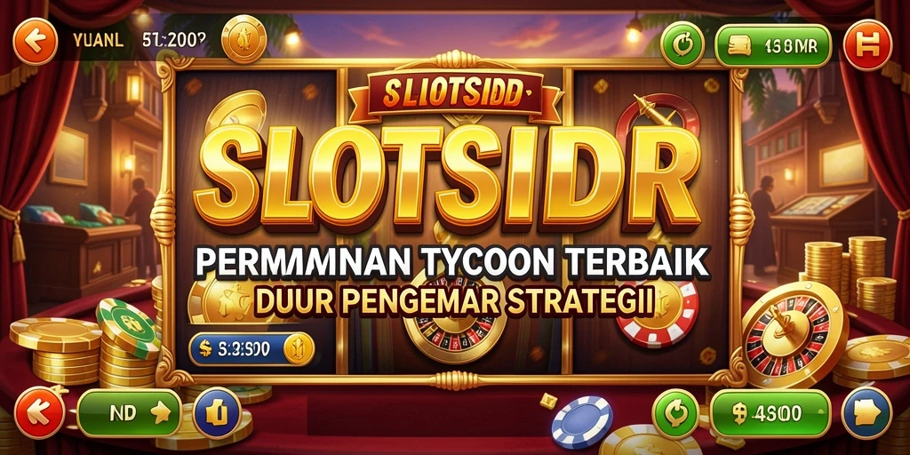 Screenshot utama SLOTSIDR menunjukkan pengalaman gameplay Tycoon yang menegangkan.