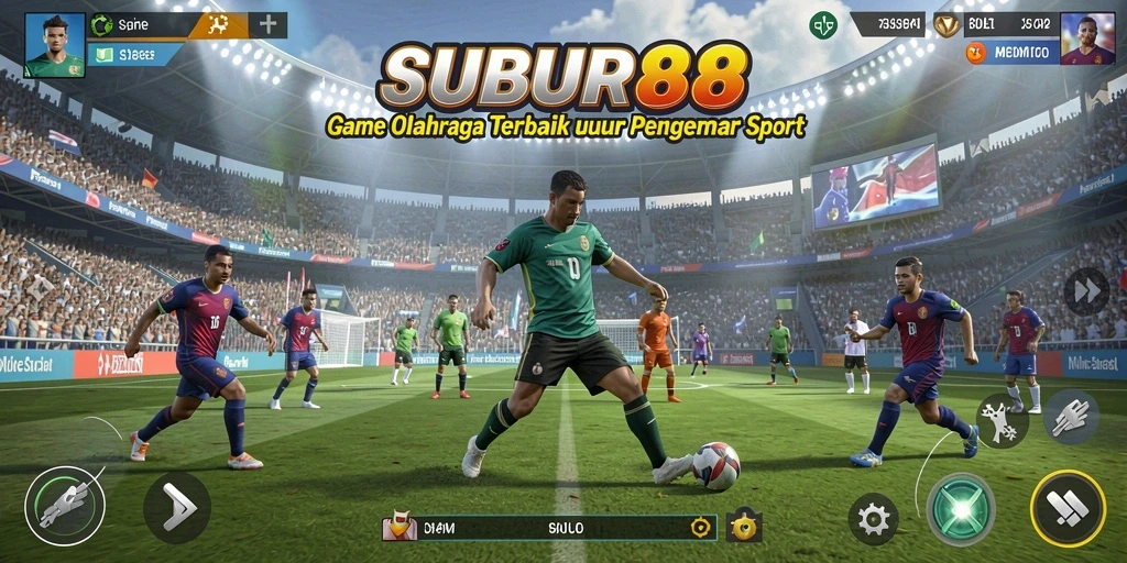 Tampilan menarik dari gameplay SUBUR88 dengan aksi olahraga luar biasa.